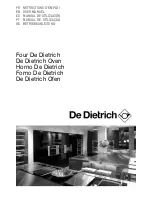 DeDietrich DOP1180X User Manual preview