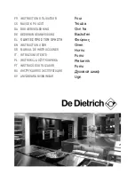 Preview for 1 page of DeDietrich DOP6557B User Instruction