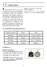 Предварительный просмотр 22 страницы DeDietrich DPG7750B Manual For Installation And Use