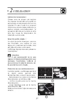 Preview for 27 page of DeDietrich DPI7698G User Manual