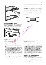 Предварительный просмотр 15 страницы DeDietrich DRF912JE Instructions For Use Manual