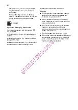 Preview for 20 page of DeDietrich DRS 915 JE Instructions For Use Manual