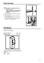 Preview for 23 page of DeDietrich DRS 922 JE Instructions For Use Manual