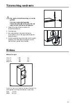 Preview for 45 page of DeDietrich DRS 922 JE Instructions For Use Manual