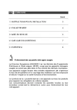 Preview for 3 page of DeDietrich DTE1028X Directions For Use Manual