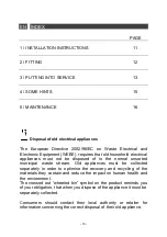 Preview for 11 page of DeDietrich DTE1028X Directions For Use Manual