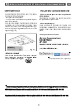 Preview for 23 page of DeDietrich DTE1111W Manual For Installation And Use