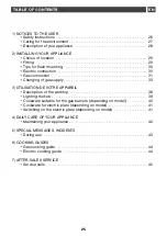 Preview for 25 page of DeDietrich DTE1111W Manual For Installation And Use