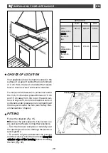 Preview for 29 page of DeDietrich DTE1111W Manual For Installation And Use