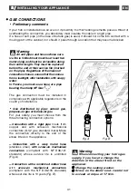 Preview for 31 page of DeDietrich DTE1111W Manual For Installation And Use