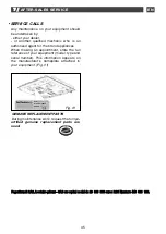 Preview for 45 page of DeDietrich DTE1111W Manual For Installation And Use