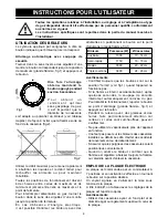 Preview for 5 page of DeDietrich DTE1114B Manual For Installation And Use