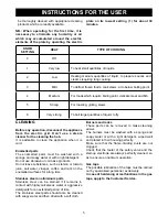 Preview for 17 page of DeDietrich DTE1114B Manual For Installation And Use