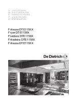 Preview for 1 page of DeDietrich DTE1158X Manual To Installation