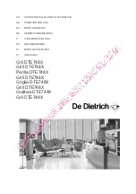 Preview for 1 page of DeDietrich DTE748X Directions For Use Manual