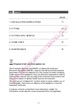 Preview for 11 page of DeDietrich DTE748X Directions For Use Manual