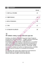 Preview for 43 page of DeDietrich DTE748X Directions For Use Manual