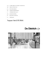 DeDietrich DTE768X User Manual preview