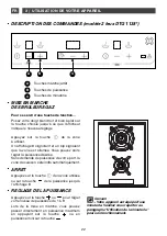 Preview for 22 page of DeDietrich DTG 1138 Series Manual To Installation And Use