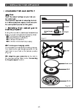 Preview for 45 page of DeDietrich DTG 1138 Series Manual To Installation And Use