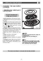 Preview for 47 page of DeDietrich DTG 1138 Series Manual To Installation And Use