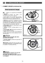 Preview for 78 page of DeDietrich DTG 1138 Series Manual To Installation And Use