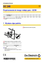 Предварительный просмотр 19 страницы DeDietrich DTG 220/II Series Manual