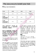 Preview for 39 page of DeDietrich DTG1008 Series Manual For Installation And Use