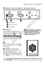 Preview for 57 page of DeDietrich DTG1008 Series Manual For Installation And Use