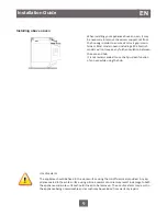 Preview for 12 page of DeDietrich DTi705 Manual To Installation And Use