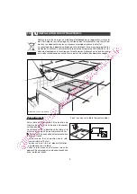 Предварительный просмотр 4 страницы DeDietrich DTV701 Manual To Installation And Use