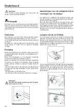 Предварительный просмотр 32 страницы DeDietrich DWSL980X Instructions For Use Manual