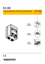 Preview for 1 page of DeDietrich EA 108 Instructions Manual