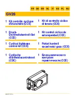 DeDietrich GV26 Manual preview