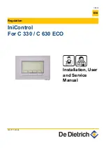 DeDietrich IniControl Installation, User And Service Manual preview