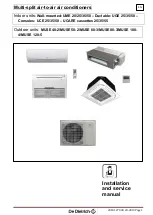 Preview for 1 page of DeDietrich MUSE 100-4 Installation And Service Manual