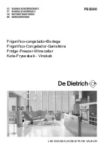 DeDietrich PSS500 Instructions For Use Manual preview