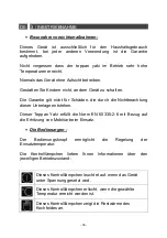 Preview for 37 page of DeDietrich Teppan Yaki DTE1068X Directions For Use Manual