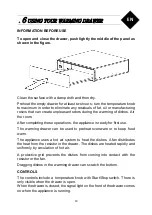 Preview for 8 page of DeDietrich TIROIR CHAUFFANT DWD7400 User Manual