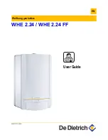 DeDietrich WHE 2.24 User Manual предпросмотр