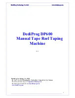 DediProg DP600 User Manual preview