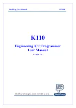 DediProg K110 User Manual preview