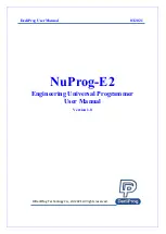 Preview for 1 page of DediProg NuProg-E2 User Manual