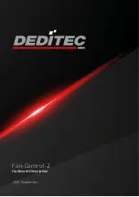 Deditec Fan-Control-2 Manual предпросмотр