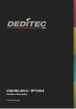 Preview for 1 page of Deditec USB-OPTOIN-8 Hardware Description