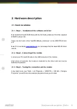 Preview for 9 page of Deditec USB-OPTOIN-8 Hardware Description