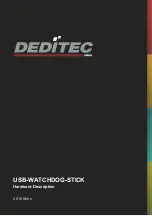 Deditec USB WATCHDOG STICK Hardware Description preview