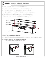 Предварительный просмотр 14 страницы Dedoes Alliance A7 Assembly Instructions Manual