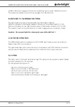 Preview for 5 page of dedolight DEB1200D Operating Instructions Manual