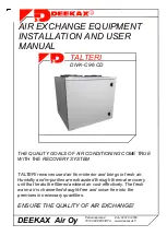 Deekax TALTERI DIVK-C 96 CD Installation And User Manual preview